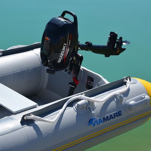 Viamare 230 S Slat 2 asmenų pontonas pilkai geltonas 1126148