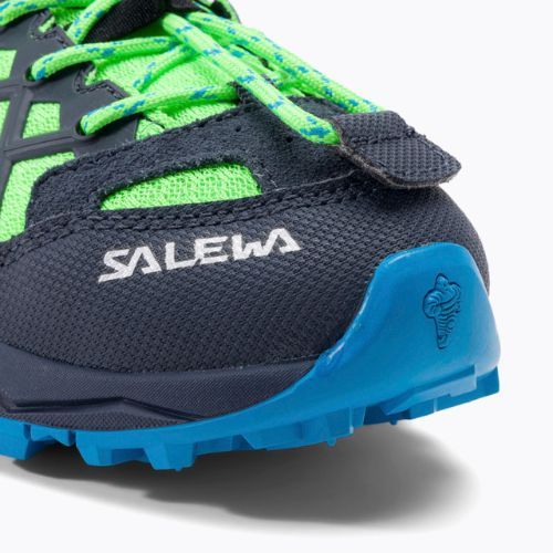 Salewa Wildfire vaikiški trekingo batai mėlynai žali 00-0000064007