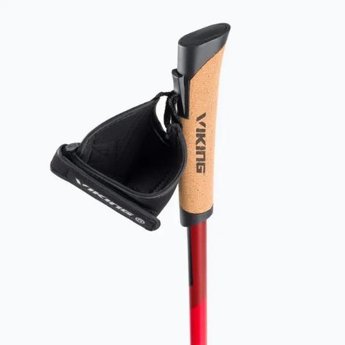 Viking šiaurietiško ėjimo lazdos Kube Pro 34 raudonos 650/22/1743/34