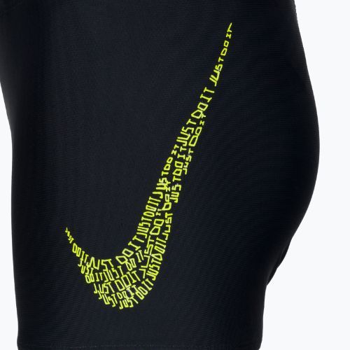 Nike Jdi Swoosh Aquashort vaikiškos maudymosi kelnaitės juodos spalvos NESSC854-001