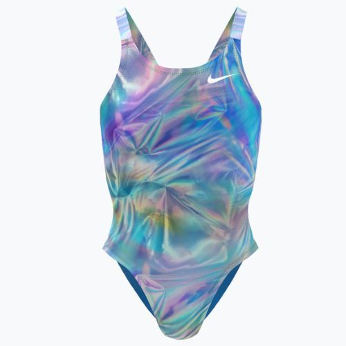 Moteriškas vientisas maudymosi kostiumėlis Nike Multiple Print Fastback color NESSC010-969