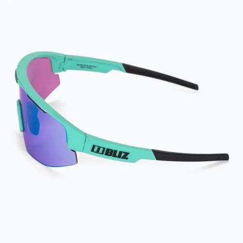 Bliz Matrix Nano Optics Nordic Light dviratininkų akiniai turkio/begonijos/violetinės mėlynos spalvos multi