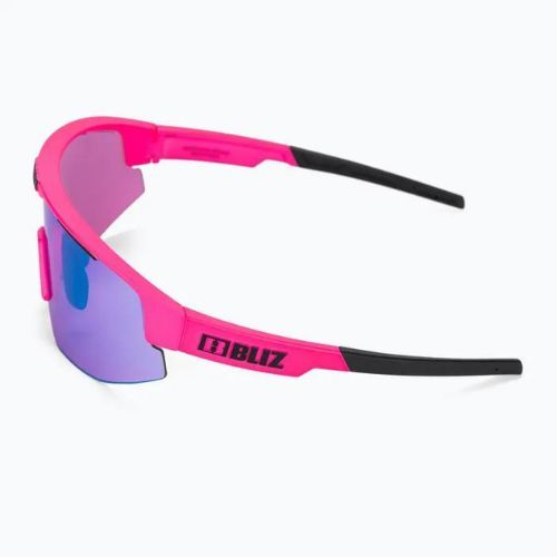 Bliz Matrix Nano Optics Nordic Light rožinės/raudonos/violetinės mėlynos spalvos akiniai keliems dviračiams