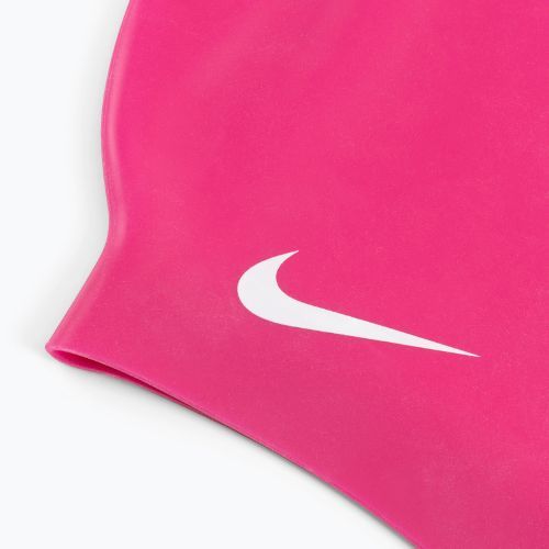 Nike kieta silikoninė plaukimo kepuraitė rožinė 93060-672