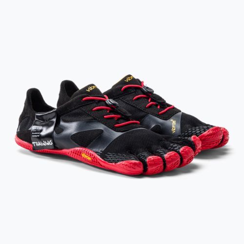 Vyriški Vibram Fivefingers KSO Evo juodai raudoni batai 18M0701