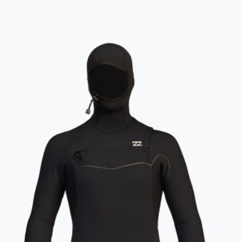 Vyriškos Billabong 5/4 Furnace Hooded CZ Full Black Plaukimo putos