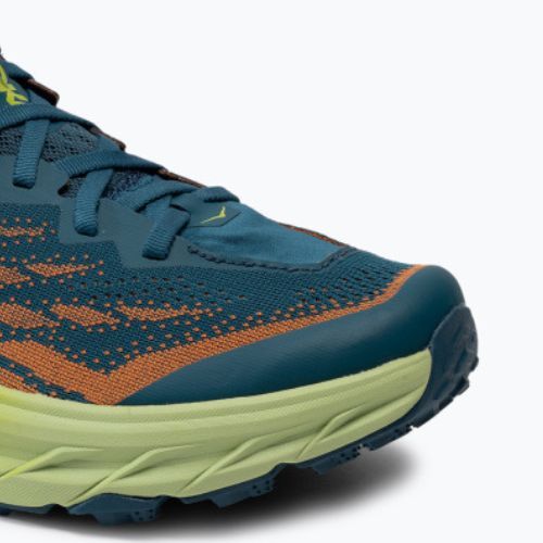 HOKA Speedgoat 5 vyriški bėgimo bateliai blue-green 1123157-BCEP