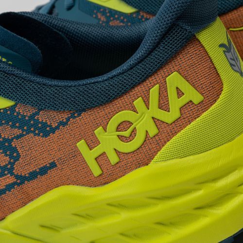 HOKA Speedgoat 5 vyriški bėgimo bateliai blue-green 1123157-BCEP