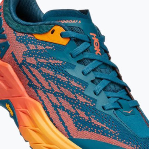 Moteriški bėgimo bateliai HOKA Speedgoat 5 blue-orange 1123158-BCCML