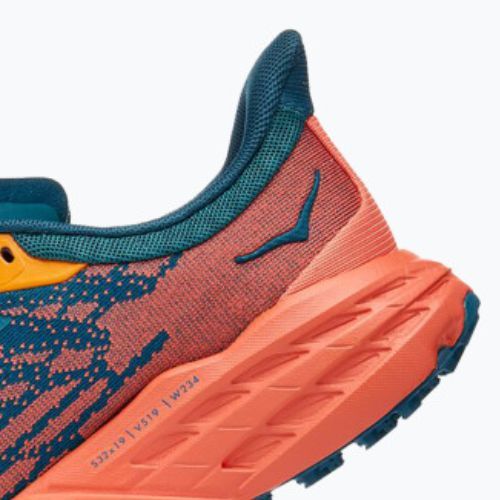 Moteriški bėgimo bateliai HOKA Speedgoat 5 blue-orange 1123158-BCCML
