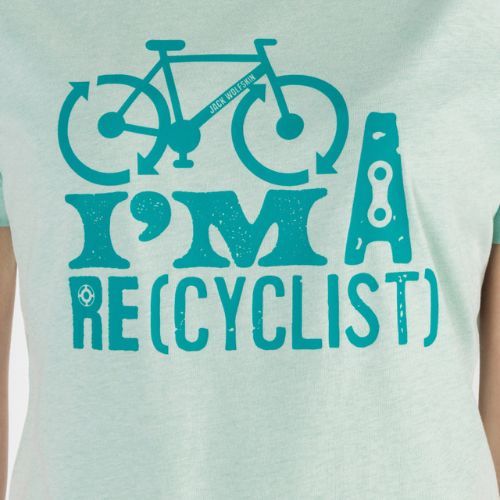 Jack Wolfskin moteriški trekingo marškinėliai Ocean Trail blue 1808671_4110