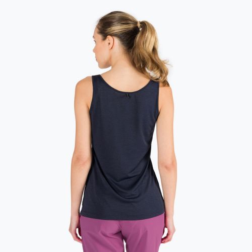 Jack Wolfskin moteriški trekingo marškinėliai Pack & Go Tank navy blue 1807282_1010
