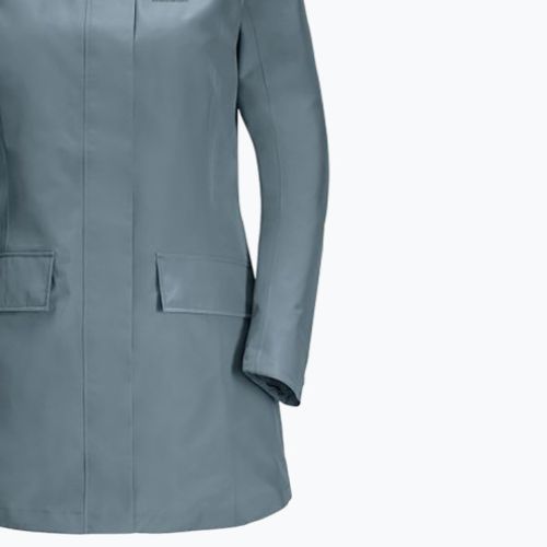 Jack Wolfskin Cape York Paradise pilka moteriška mackintosh 1111244_6167
