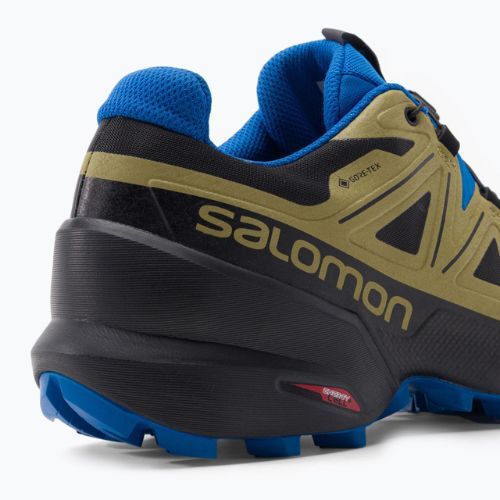 Vyriški bėgimo bateliai Salomon Speedcross 5 GTX black/green moss/skydiver