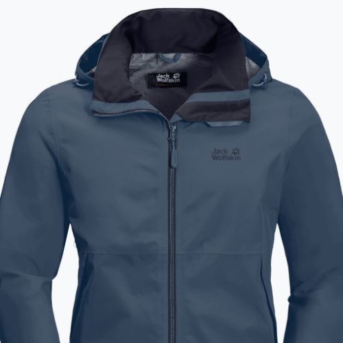 Jack Wolfskin vyriška hardshello striukė Evandale navy blue 1111131_1383