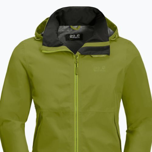 Jack Wolfskin vyriška hardshello striukė Evandale green 1111131_4131