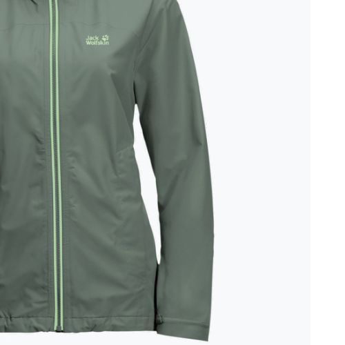 Jack Wolfskin moteriška hardshell striukė Evandale green 1111191_4311