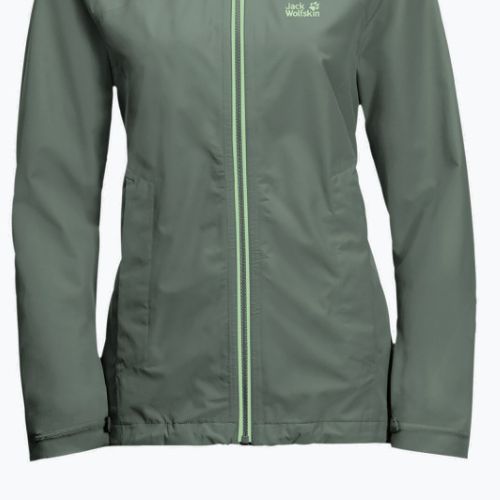 Jack Wolfskin moteriška hardshell striukė Evandale green 1111191_4311
