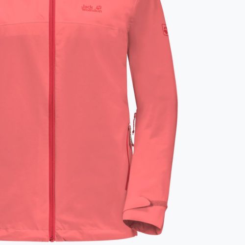 Jack Wolfskin moteriška hardshell striukė Highest Peak 2.5L orange 1115111_2072