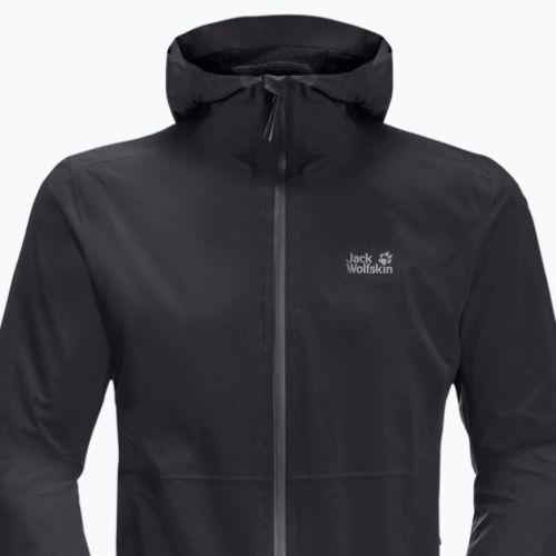 Jack Wolfskin vyriška hardshell striukė Pack & Go Shell black 1111503_6000