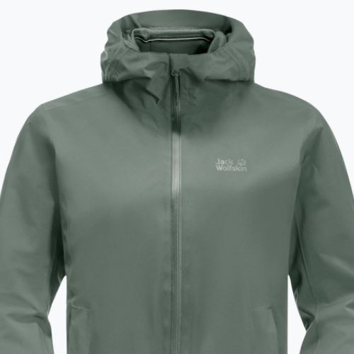 Jack Wolfskin moteriška hardshell striukė Pack & Go Shell žalia 1111514_4311