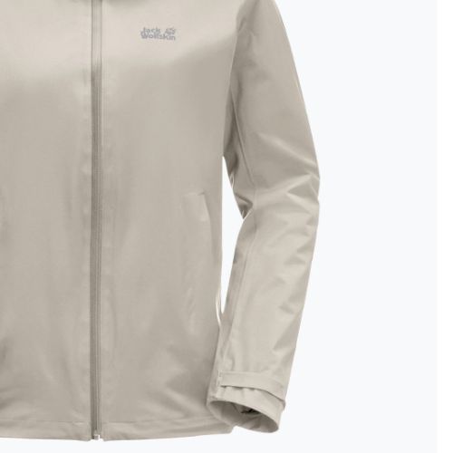 Jack Wolfskin moteriška hardshell striukė Pack & Go Shell pilka 1111514_6260
