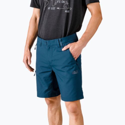 Jack Wolfskin vyriški Active Track trekingo šortai tamsiai mėlyni 1503791_1383