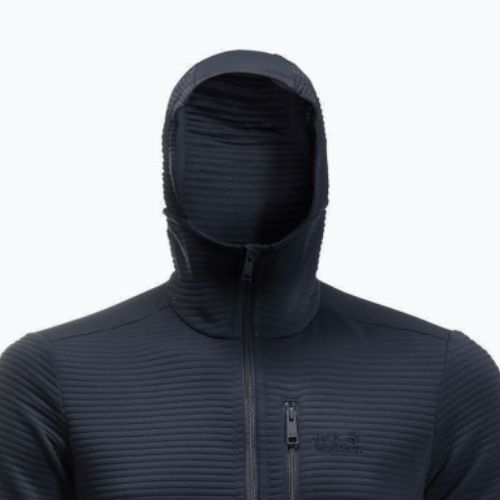 Jack Wolfskin vyriški Modesto vilnoniai marškinėliai tamsiai mėlyni 1706492_1010