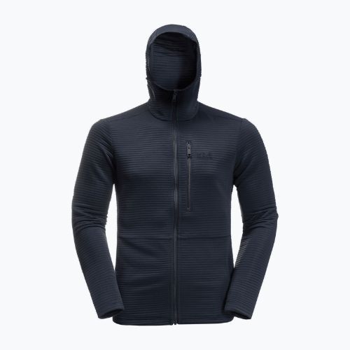 Jack Wolfskin vyriški Modesto vilnoniai marškinėliai tamsiai mėlyni 1706492_1010