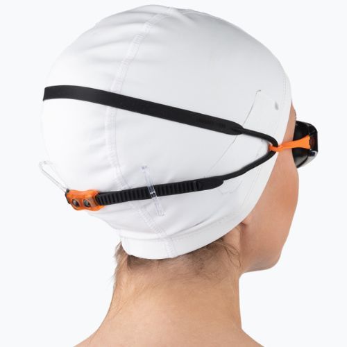 AQUA-SPEED Blade Mirror plaukimo akiniai juodi/oranžiniai