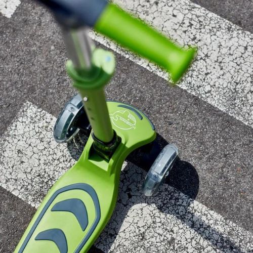 HUMBAKA Mini T vaikiškas triratis paspirtukas žalias HBK-S6T