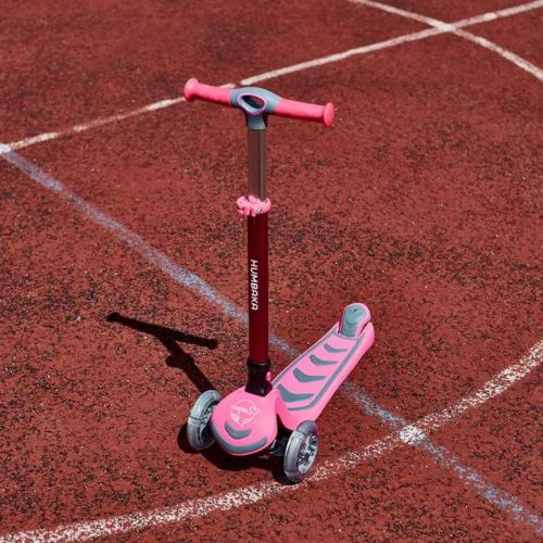 HUMBAKA Mini T rožinis vaikiškas triratukas HBK-S6T