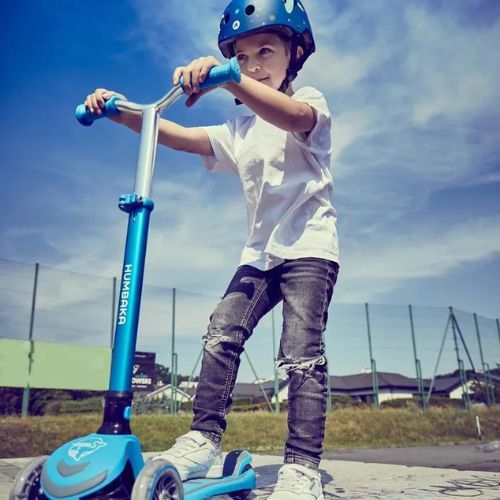HUMBAKA Mini Y vaikiškas triratis paspirtukas mėlynas HBK-S6Y