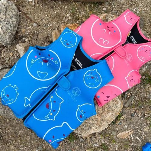 AQUASTIC vaikiška plūdrioji liemenė HT-16879 mėlyna