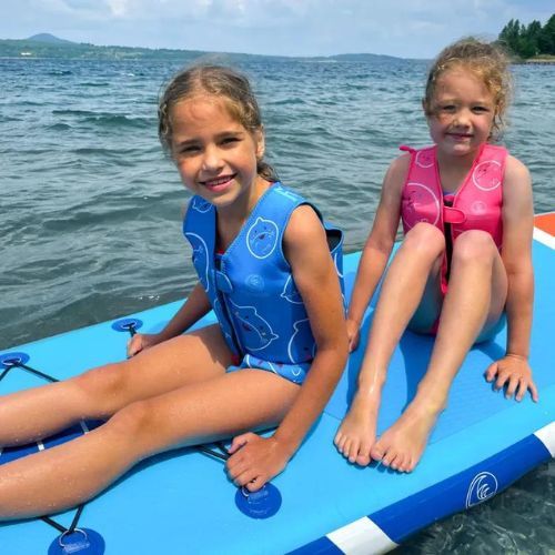 AQUASTIC vaikiška plūdrioji liemenė HT-16879 mėlyna