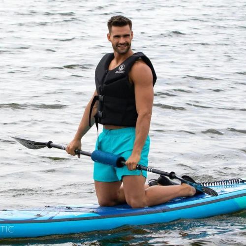 Vyriška liemenė AQUASTIC AQS-LVM belay liemenė juoda