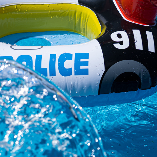 AQUASTIC ASR-072P vaikiškas plaukimo ratas baltas