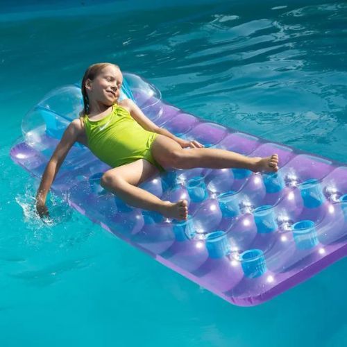 AQUASTIC plaukimo čiužinys ASM-188V violetinės spalvos