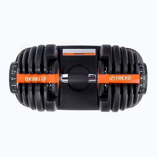 XTREXO reguliuojami hanteliai juodi ADT-24 24 kg