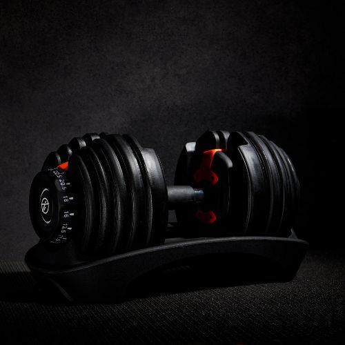 XTREXO reguliuojami hanteliai juodi ADT-24 24 kg