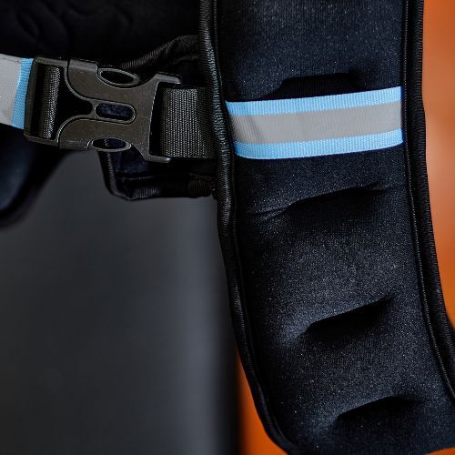 TREXO 5 kg svorio treniruočių liemenė juoda WV-05