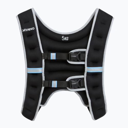 XTREXO 5 kg svorio treniruočių liemenė juoda WV-05