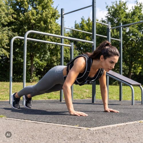 XTREXO 5 kg svorio treniruočių liemenė juoda WV-05