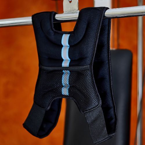 TREXO 5 kg svorio treniruočių liemenė juoda WV-05