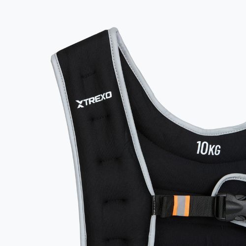 XTREXO 10 kg svorio treniruočių liemenė juoda WV-10
