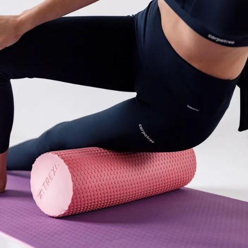 XTREXO EVA masažinis volelis rožinės spalvos MR-EV02C