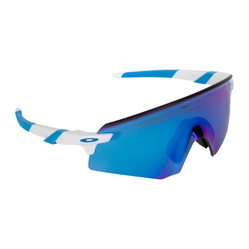 Oakley Encoder poliruoti balti/prizmatiniai safyro dviratininkų akiniai 0OO9471