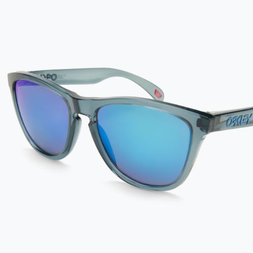Oakley Frogskins krištoliniai juodi/prizminiai safyriniai poliarizuoti akiniai nuo saulės 0OO9013
