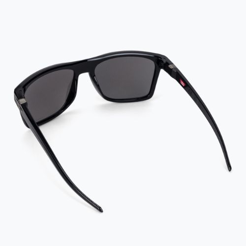 Oakley Leffingwell juodi rašaliniai/prizminiai pilki akiniai nuo saulės 0OO9100