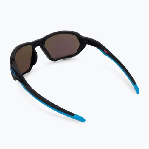 Oakley Plazma matinės juodos/prizm safyro spalvos poliarizuoti akiniai nuo saulės 0OO9019